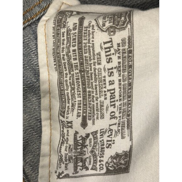 Men’s 501 XX Levi Strauss 38x32 Button Fly Dark Blue Jeans - Picture 4 of 5